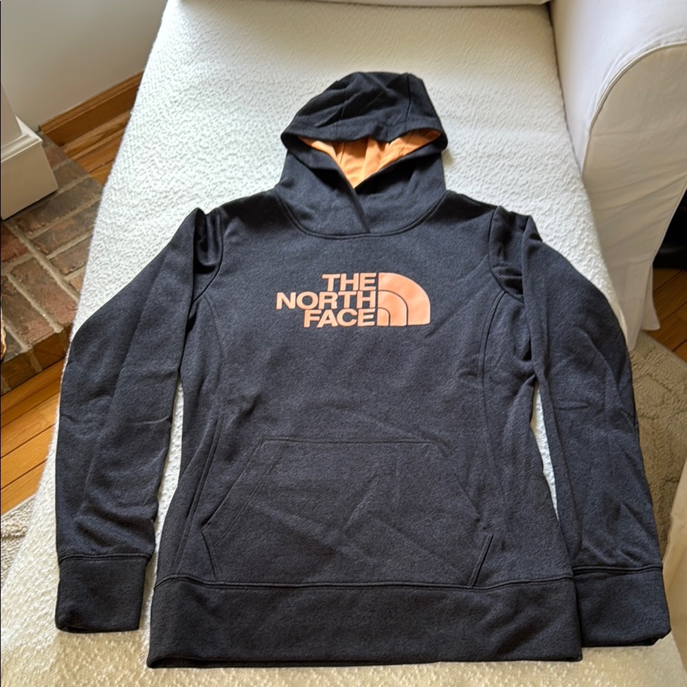 The North Face Black and Orange Hoodie